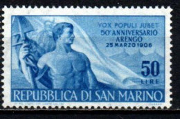 1956 - San Marino 437 Ripristino Dell'Arengo   ++++++ - Neufs