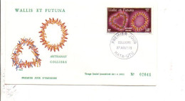 WALLIS ET FUTUNA FDC 1984 ARTISANAT COLLIERS - FDC