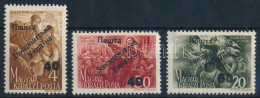 ** Ungvár II. 1945 3 Klf Kossuth Bélyeg (80.000) Signed: Bodor (40/30f, 60/20f Sarokhiba / Corner Fault) - Sonstige & Ohne Zuordnung