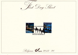 13 4381 4382 B 143 Et 144  2013-20 Belgique  FDS First Day Sheet FR NL  Noël Et Nouvel An Kerstmis En Nieuwjaar 28-10-20 - 2011-2014