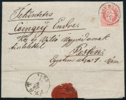 1871 5kr Levélen / On Cover "NAGY BAJOM" - Pest - Altri & Non Classificati