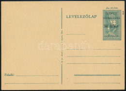 Székelyudvarhely 1944 Felülnyomott Díjjegyes Levelezőlap, Használatlan / Unused Overprinted PS-card. Signed: Bodor - Other & Unclassified