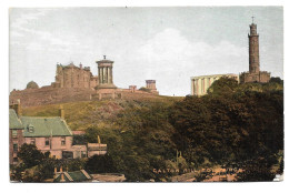 Postcard UK Scotland Edinburgh View Of Calton Hill Looking East With Monuments Unposted - Midlothian/ Edinburgh