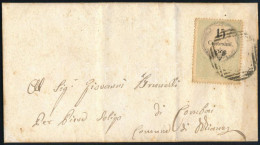 1856 15c Okmánybélyeg Postabélyegként Felhasználva Levélen / 15c Fiscal Stamp Used As Postal Stamp On Cover - Other & Unclassified