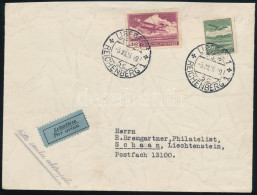 1936 Légi Levél / Airmail Cover To Liechtenstein - Altri & Non Classificati