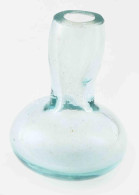 Vászonsimító üveg. Cca 19.sz. Közepe, Parád, Fűrészelt Hutaüveg, Hibátlan, M: 10 Cm - Glass & Crystal
