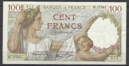 100 . FRANCS . SULLY . 9 . 1 . 1941 . - 100 F 1939-1942 ''Sully''