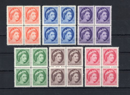 1954 CANADA SET MNH ** 267/272 Serie Ordinaria Elisabetta II - Unused Stamps