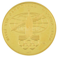 Szovjetunió 1977. 100R Au "Moszkvai Nyári Olimpiai Játékok 1980", Szentpétervári Verde (17,45g/0.900) T:PP / Soviet Unio - Unclassified