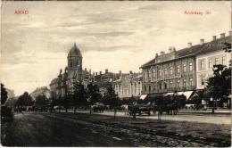 T2/T3 Arad, Andrássy Tér, Aradi Központi Takarékpénztár, Reinhart üzlete / Square, Savings Bank, Shops (EK) - Ohne Zuordnung