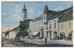 T2 1918 Beszterce, Bistritz, Bistrita; Kórház Utca, Sahling Szálloda, Bartha Mária üzlete és Saját Kiadása / Spitalgasse - Non Classificati