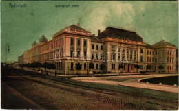 * T2/T3 1908 Kolozsvár, Cluj; Igazságügyi Palota. Stief Jenő és Társa Kiadása / Palace Of Justice (Rb) - Zonder Classificatie