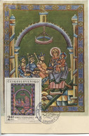 Tschechoslowakei # 1969 Maximumkarte Miniatur ‚Heilige 3 Könige‘ Codex Vysegradensis - Covers & Documents