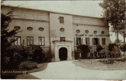 T2/T3 1908 Kremsmünster, Schloss Kremsegg, Sibi Et Amicis / Castle. Photo (fl) - Non Classificati