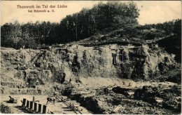 T2/T3 1910 Schwedt, Tonwerk Im Tal Der Liebe Bei Schwedt An Der Oder / Clay Factory, Quarry, Industrial Railway, Mine Ca - Unclassified