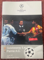 GALATASARAY ,PARMA   ,CHAMPIONS LEAGUE   ,MATCH SCHEDULE 1997 - Libros