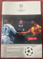 GALATASARAY ,PARMA   ,CHAMPIONS LEAGUE   ,MATCH SCHEDULE 1997 - Books