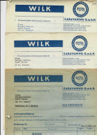 Allemagne – BAD KREUZNACH  – Ets. WILK CARAVANING - Lot De 8 Documents Commerciaux (1964) - 1950 - ...