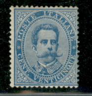 Regno - Umberto I - 1879 - 25 Cent Umberto (40) - Gomma Integra - Piega Diagonale - Otros & Sin Clasificación