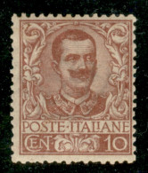 Regno - Vittorio Emanuele III - 1901 - 10 Cent Floreale (71) - Gomma Originale - Otros & Sin Clasificación