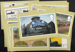 GREAT BRITAIN 2023 Centenary Of The Flying Scotsman Mint PHQ Cards - PHQ Karten