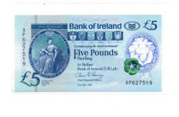 Northern Ireland 5 Pounds 2017 Polymer Issue P-90 UNC - Irlande