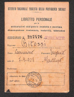 Regno - Documenti/Varie - 1936 - Libretto Personale Del Istituto Nazionale Fascista Della Previdenza Sociale - Other & Unclassified