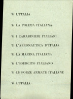 Regno - Volantini Lanciati Da Aereo - 1948 - W L'Italia - Roma 4.4 - I° Sfilata Dell'esercito - Volantino Su Carta Verde - Andere & Zonder Classificatie