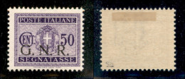 RSI - G.N.R. Brescia - 1943 - 50 Cent (53/I) - Gomma Originale (80) - Sonstige & Ohne Zuordnung