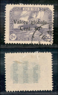 Occupazioni I Guerra Mondiale - Fiume - 1920 - 60 Cent Valore Globale (106 A - Violetto) - Usato - Cert. AG (600) - Otros & Sin Clasificación