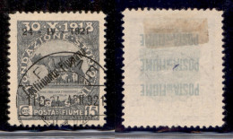 Occupazioni I Guerra Mondiale - Fiume - 1921 - 15 Cent Costituente (166 Varietà Nba) Usato - C In Alto - Non Catalogato - Other & Unclassified