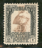 Colonie - Libia - 1930 - 2 Cent (59) - Ottimamente Centrato - Gomma Originale Con Lieve Traccia Di Linguella - Sonstige & Ohne Zuordnung