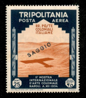 Colonie - Tripolitania - 1934 - Saggi - 25 Cent  Aerea Arte Coloniale (41) - Gomma Integra - Other & Unclassified