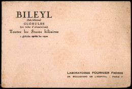 Repubblica - Bileyl - Laboratoires Fournier Paris - Cartoncino Pubblicitario (assorbente) - Autres & Non Classés