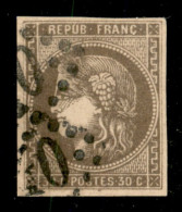 EUROPA - FRANCIA - 1870 - 30 Cent (42) Usato - A. Diena - Otros & Sin Clasificación