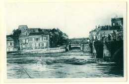 46 - B18669CPA - LUZECH - Le Canal - Le Pont De La Douve, Inondation 1912 - Parfait état - LOT - Luzech