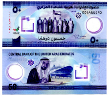 United Arab Emirates 50 Dirhams ND 2021 Commemorative Polymer P-35 UNC - United Arab Emirates