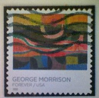 United States, Scott #5688, Used(o), 2022, George Morrison: Sun And River, (58¢) - Used Stamps