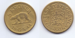 Greenland 5 Kroner 1944 - Grönland