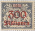 SI53D Europa Polonia DANZIG  Freie Stadt  Citta Libera 300 Mil M Su 10.000 M 1923 MLH Azzurro Grigio Rosso Usato Lusso - Ungebraucht