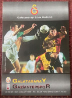 GALATASARAY - GAZIANTEPSPOR ,TURKEY LEAGUE   ,MATCH SCHEDULE 1997 - Books