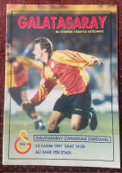 GALATASARAY - CANAKKALE DARDANEL  ,TURKEY LEAGUE   ,MATCH SCHEDULE 1997 - Libros