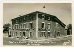 69.PONCHARRA S TURDINE.HOTEL DE LA CROISETTE.SON RESTAURANT - Pontcharra-sur-Turdine