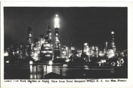 Lower New York Skyline At Night View From Hôtel Margaret Brooklyn - Manhattan