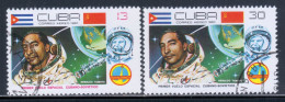 Cuba 1980 Mi# 2501-2502 Used - 1st Soviet-Cuban Joint Space Flight - Used Stamps