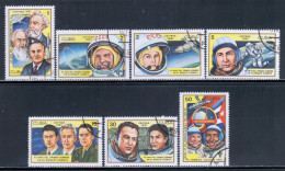 Cuba 1981 Mi# 2548-2554 Used - 1st Man In Space 20th Anniv. - Used Stamps
