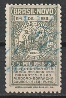 Revenue/ Fiscal, Brasil, 1930 - Serviços Policiais Da Bahia -|- 5 Mil Réis - Service
