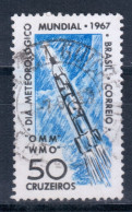 Brazil 1967 Mi# 1128 Used - World Meteorological Day / Research Rocket / Space - Oblitérés