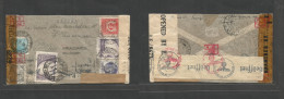 Brazil - Xx. 1943 (8 Oct) Estrela RQS - Switzerland, Muzzano, Ticino. Air Multifkd Env Via British Trinidad Caribbe - US - Autres & Non Classés