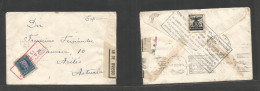 Cuba. 1938 (15 May) German Ship Pqbt. Cª Hamburguesa Vapores. SS "ORINOCO" Habana - Spain, Aviles (19 May) Carta Franque - Other & Unclassified